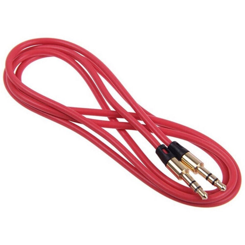 Trade Shop - AUDIO AUX KABEL 3,5 MM KLINKENSTECKER FÜR SMARTPHONE MOBILTELEFON KK-883 -