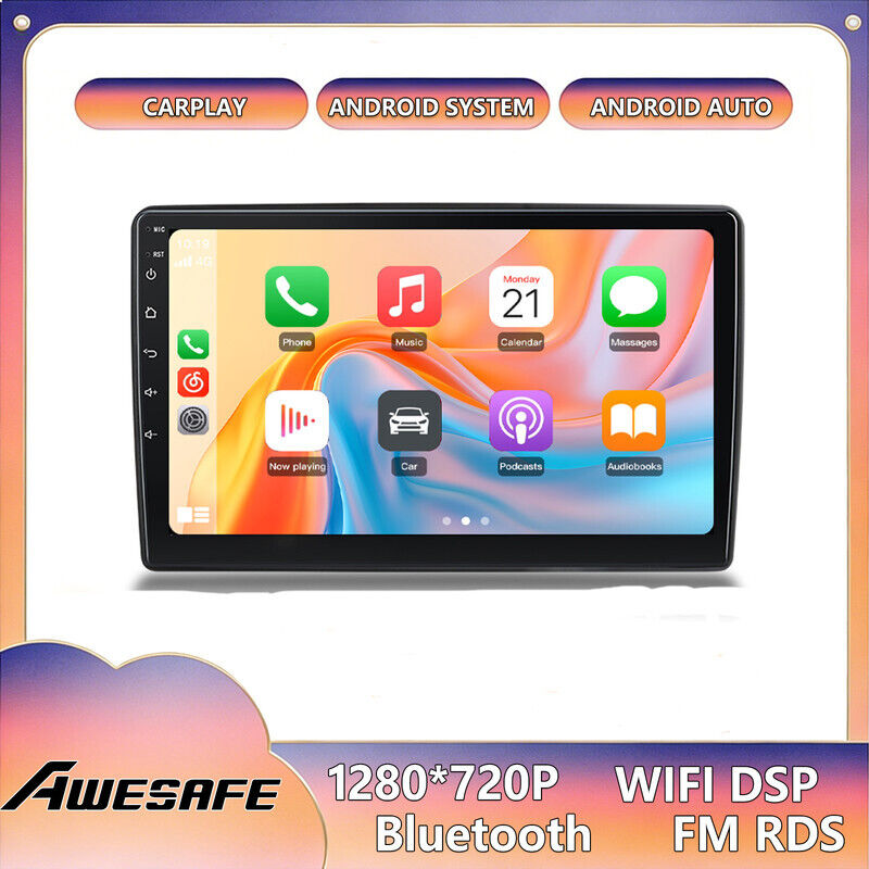 AWESAFE Autoradio Android 13 2GB+64GB für Ford New Transit (2009-2019) 9'' Bildschirm mit CarPlay GPS Bluetooth Android Auto RDS WiFi