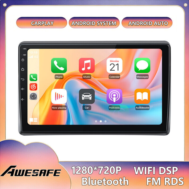 AWESAFE Autoradio Android 13 2GB+64GB für Renault Master Nissan NV400 Opel Movano2 (2009-2021) 10'' Bildschirm CarPlay Android Auto