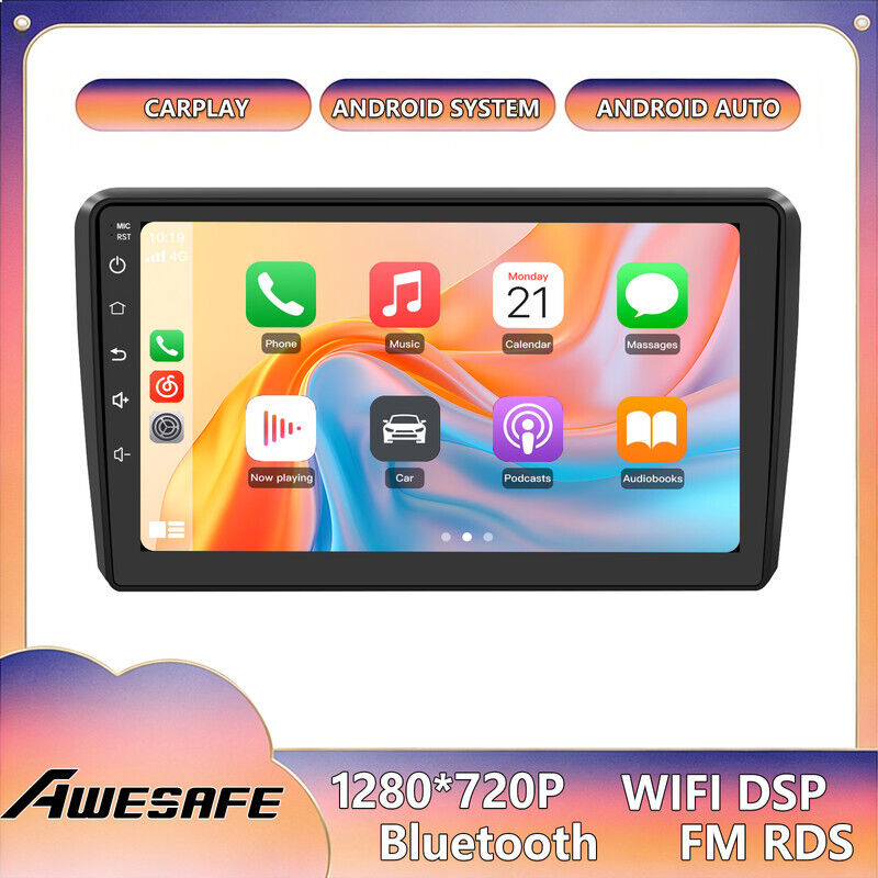 AWESAFE Autoradio Android 13 für Audi A3/S3/RS3 (2012–2020) 2GB+32GB 9' Touchscreen mit CarPlay Android Auto GPS WiFi