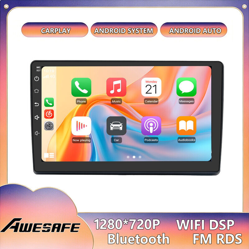 AWESAFE Autoradio Android 13 für Fiat Ducato (2006–2015) 2GB+32GB 9'' Touchscreen Bluetooth CarPlay Android Auto GPS WiFi
