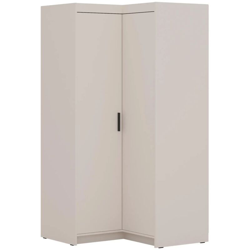 AX LIVING Schrank Modern Eckschrank Beige Storicos 97,8 x190,5 x97,8cm