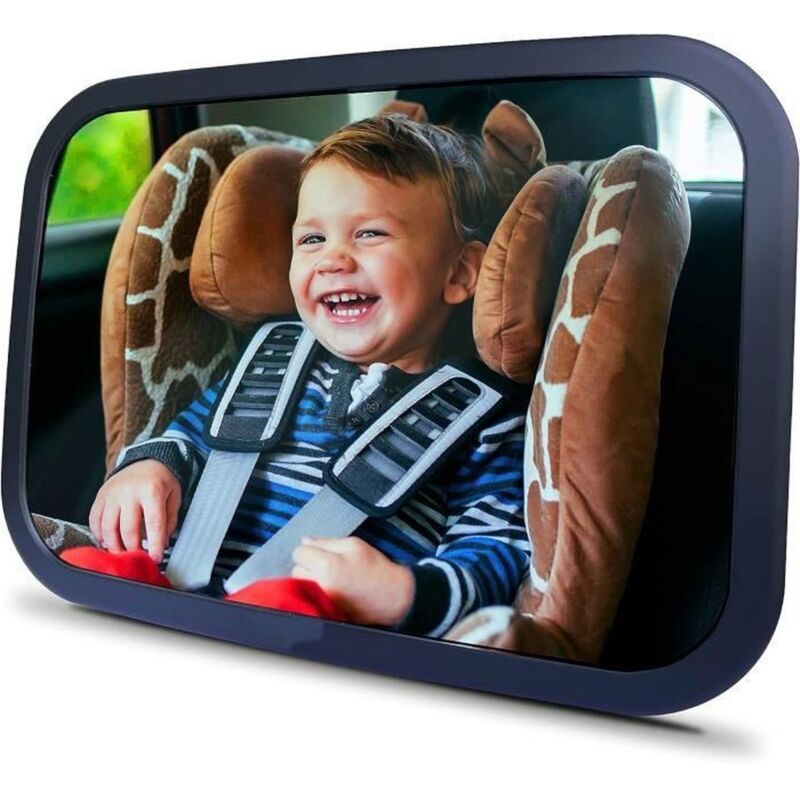 Baby-Auto-Rückspiegel, Baby-Auto-Spiegel – 100 % unzerbrechlich, Baby-Auto-Spiegel für mehr Sicherheit auf dem Rücksitz
