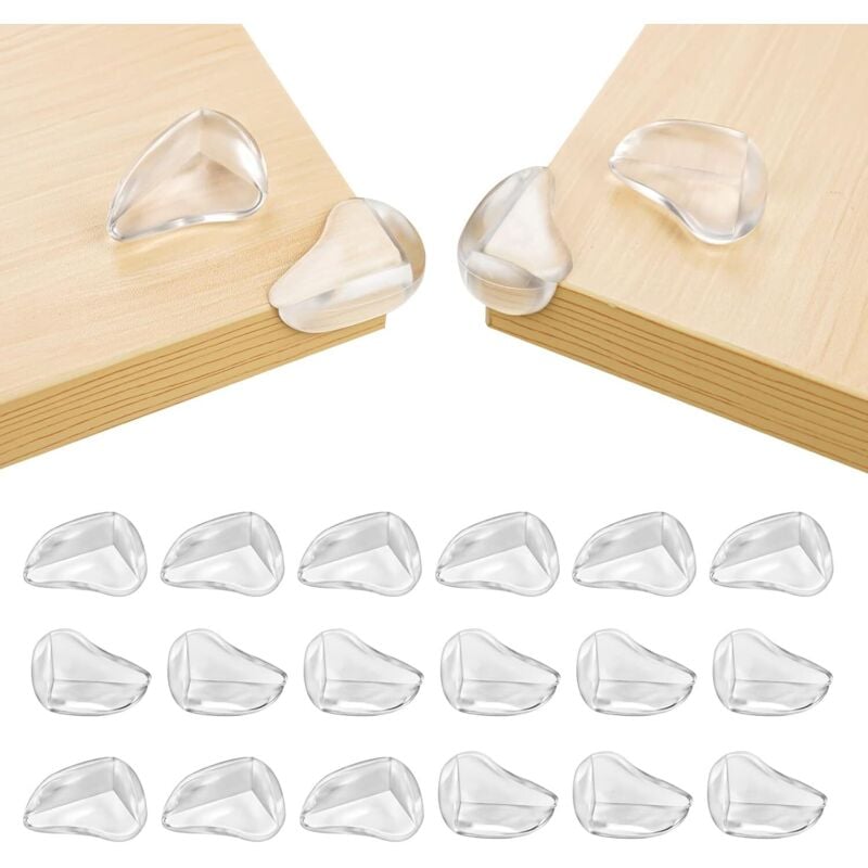Lablanc - Baby-Tisch-Eckenschutz, 24 Stück Baby-Tisch-Eckenschutz, Baby-Tisch-Eckenschutz für Tische und Möbelecken