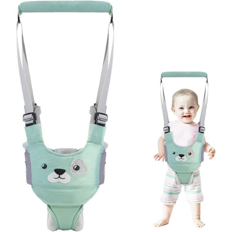 Baby Walker, Baby Sicherheitsgurt, Baby Walker, Kleinkind Walker, Baby Sicherheitsgurt, verstellbarer Kleinkind Walker Schultergurt (grün)