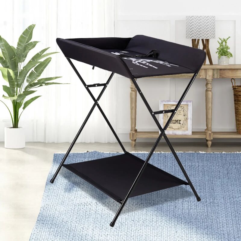 Baby Wickelkombi Klappbare Wickelkommode Mobile Wickeltisch Kinder Wickelauflage