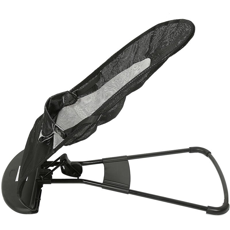 Haloyo - Baby Wippe Schaukelwippe kinder wippe, Babyschaukel ,Hoehenverstellbar 88x40x51.5cm Schwarz