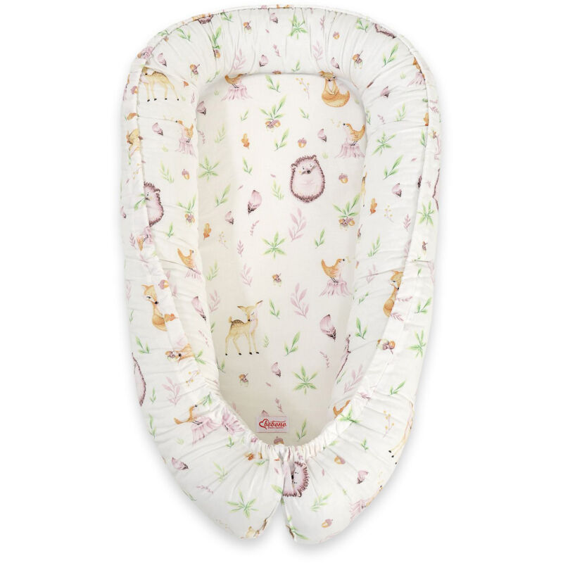 Babykokon, doppelseitig, Laufstall, Wickeltuch, Premium BOBONO - Walddelikatesse