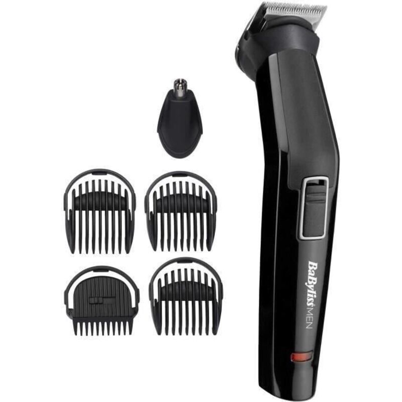BaByliss MT725E Multi Groomer Gesichtshaartrimmer Nasenhaartrimmer + 6 Aufsätze
