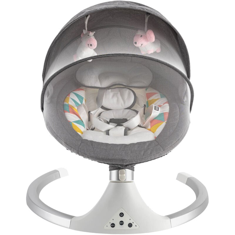 Gojoy - Babyschaukel Wiege Bluetooth Musik Intelligente Baby Elektrische Schaukelstuhl