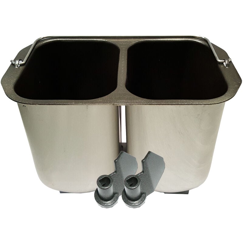 Domo - Backform + 2 Knethaken für Brotbackautomat B3955