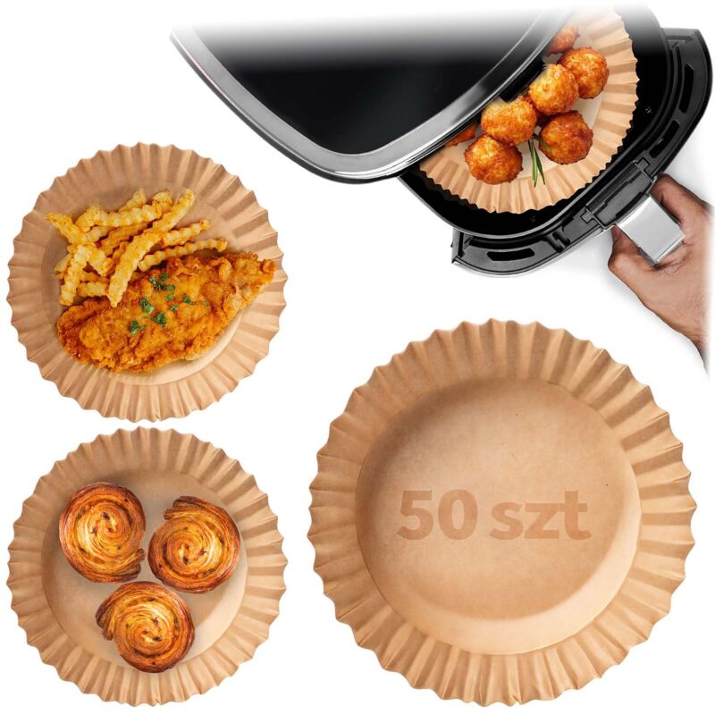 Backpapier für Fritteuse 20 cm Berdsen - 50 Stück