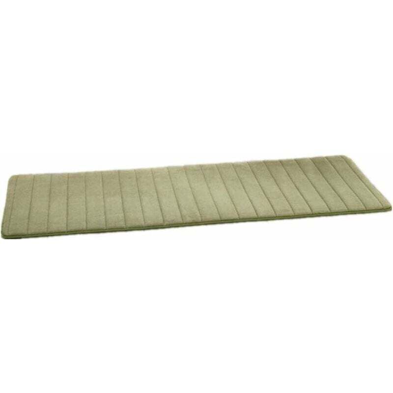 Badematte, rutschfeste Badematte aus Memory-Schaum für Badezimmer, Mikrofaser (Grün, 40 x 120 cm) - Fei Yu