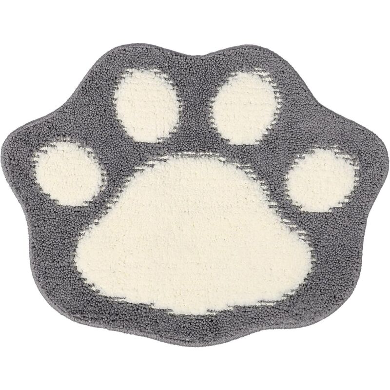 Badematte rutschfeste Badematte Weiche Badematte Waschbare Matte Fußförmige Badematte