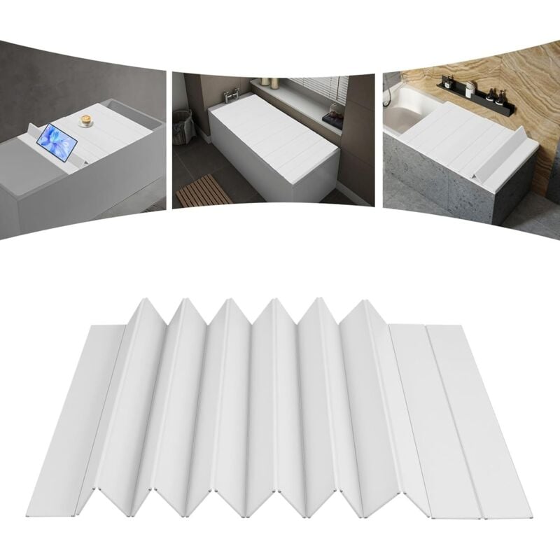 Badewanne Abdeckung, Faltbare Badewanne Brett, wasserdichte, staubdichte Badewanne Tablett, Isolierung pvc Badewannen, Isolierplatte für Haus,