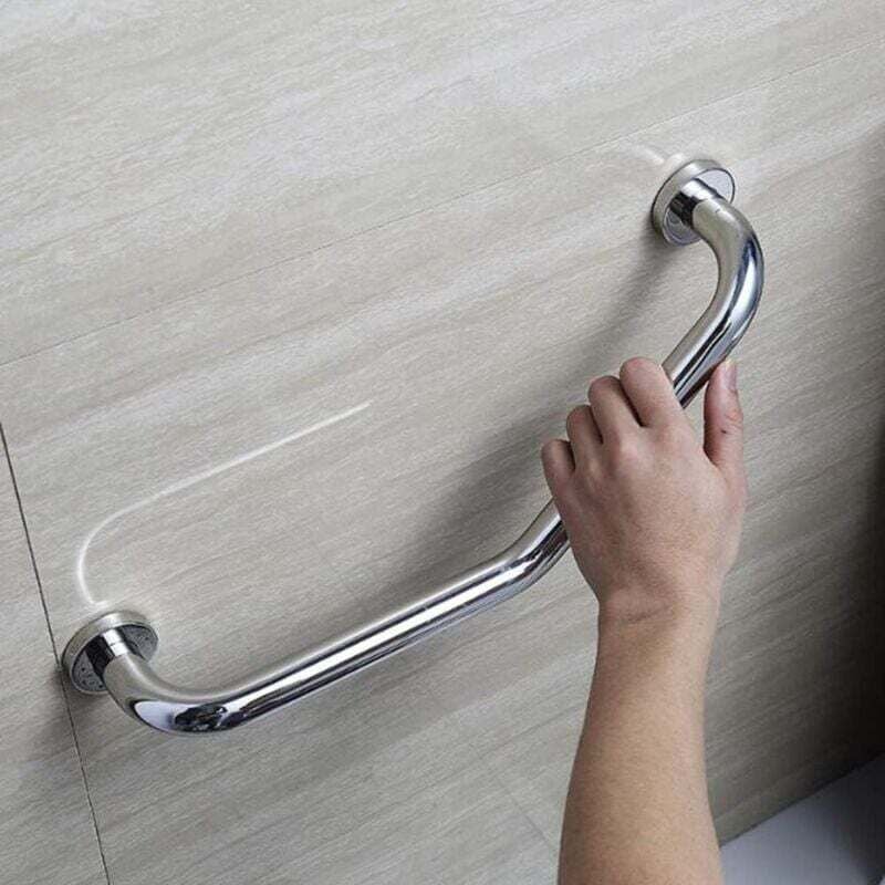 Badezimmer-Handlauf aus Edelstahl 304, Duschhandlauf, Badewannenhandlauf, Badezimmer-Handlauf für ältere Menschen, Badewannengriff, 45 cm,