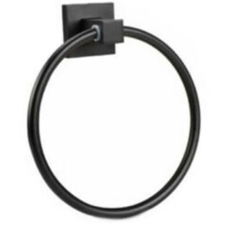Badezimmer-Handtuchhalter,wandmontage,schwarzerring,badezimmer-Möbelhalter02096