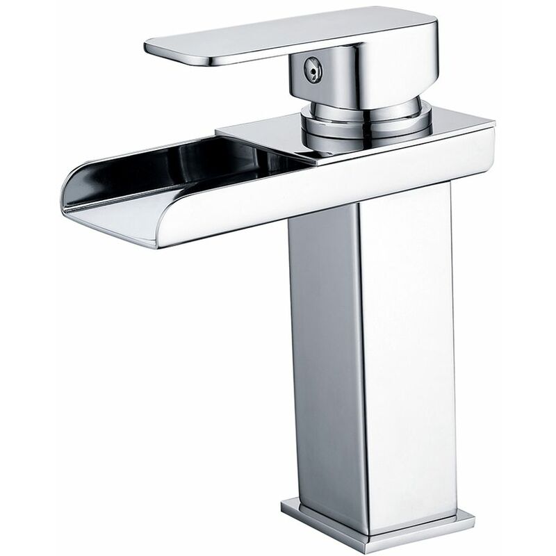 Badezimmer-Wasserhahn, Wasserfall-Waschbecken-Wasserhahn, Badezimmer-Wasserhahn, Mischbatterie, Badezimmer-Waschbecken-Wasserhahn,