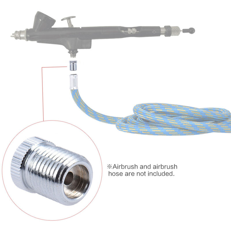 Badger Airbrush-Anschlussadapter, wandelt Gewindegröße auf 1/8 Zoll um