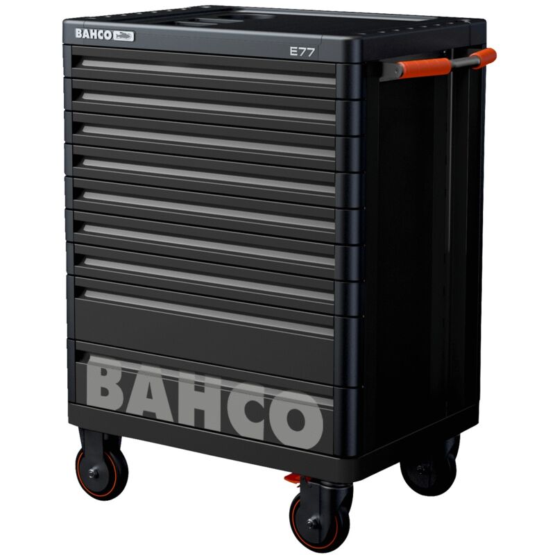 Bahco Premium Werkstattwagen mit 9 Schubladen, schwarz