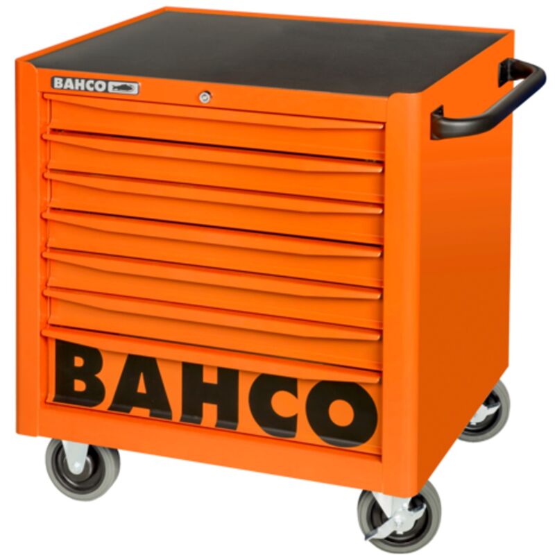 Bahco - 755 mm x 501 mm x 760 mm Niedriger 26-Werkstattwagen mit sieben Schubladen