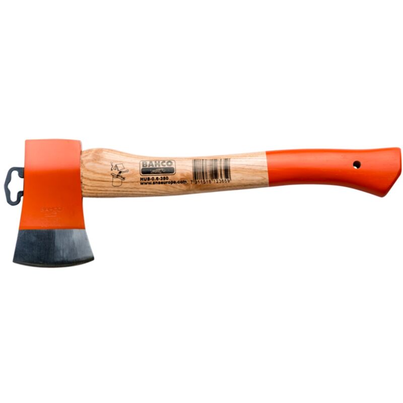 Camping-Axt mit geschwungenem Eschenstiel und Yankee-Muster, 500 mm, 1,15 kg - Bahco