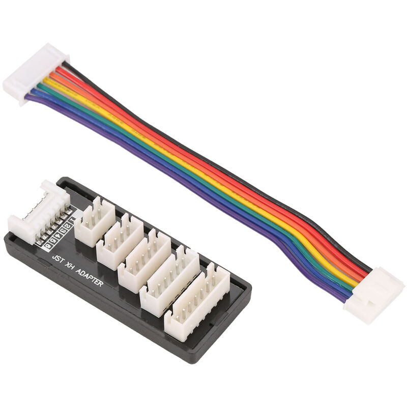 Ineasicer - Balance-Ladeadapter mit Kabel, Lipo-Akku-Balance-Board, jst xh Balance-Lade-Erweiterungsboard für 2S-6S LiPo-Akku