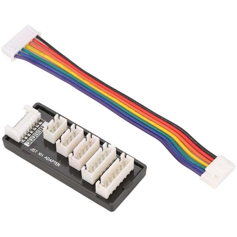 Balanced Charging Adapter mit Kabel, Lipo Battery Balance Board, JST XH Balanced Charging Extension Board für 2S-6S LiPo-Akku