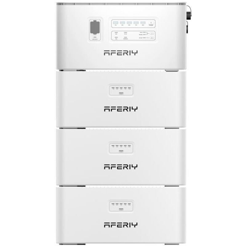 Balkon-Solaranlage - AFERIY - PS240 + 3×PS240-B - 7832Wh - 800W/1200W - PV-Eingang 2400W