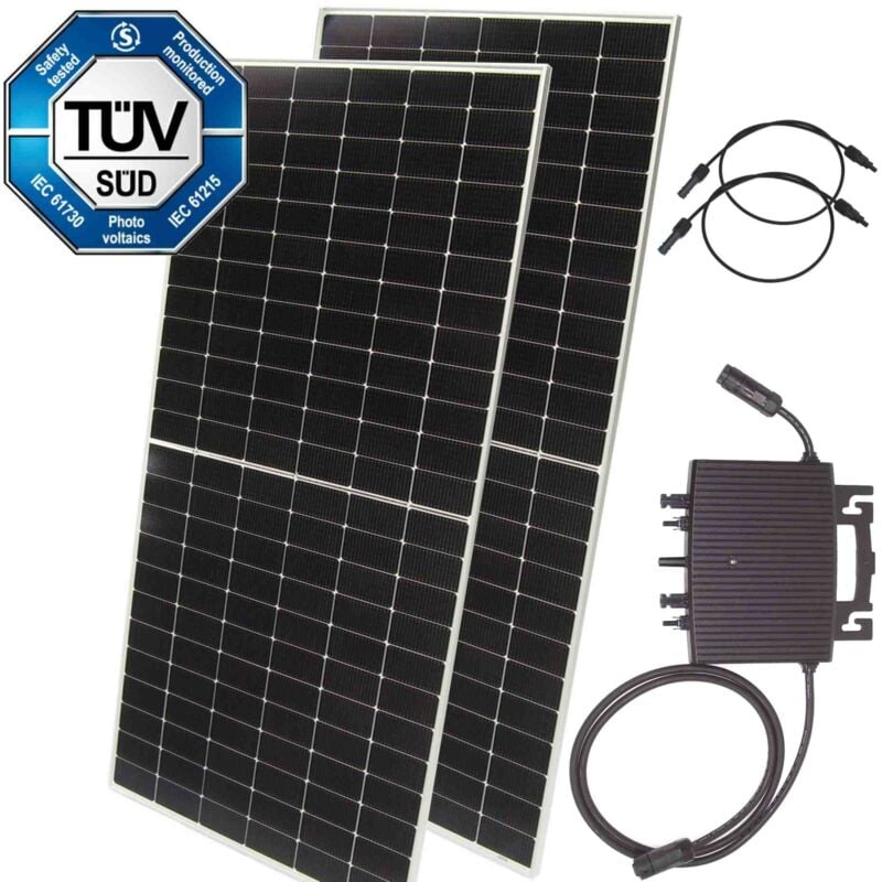 Apex - Balkonkraftwerk 1500W 800W Photovoltaik Solaranlage wireless MikroWechselrichter