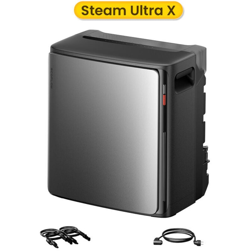 Balkonkraftwerk mit Speicher 3,84kWh All-in-One Stromspeicher 0% MwSt EcoFlow STREAM Ultra X