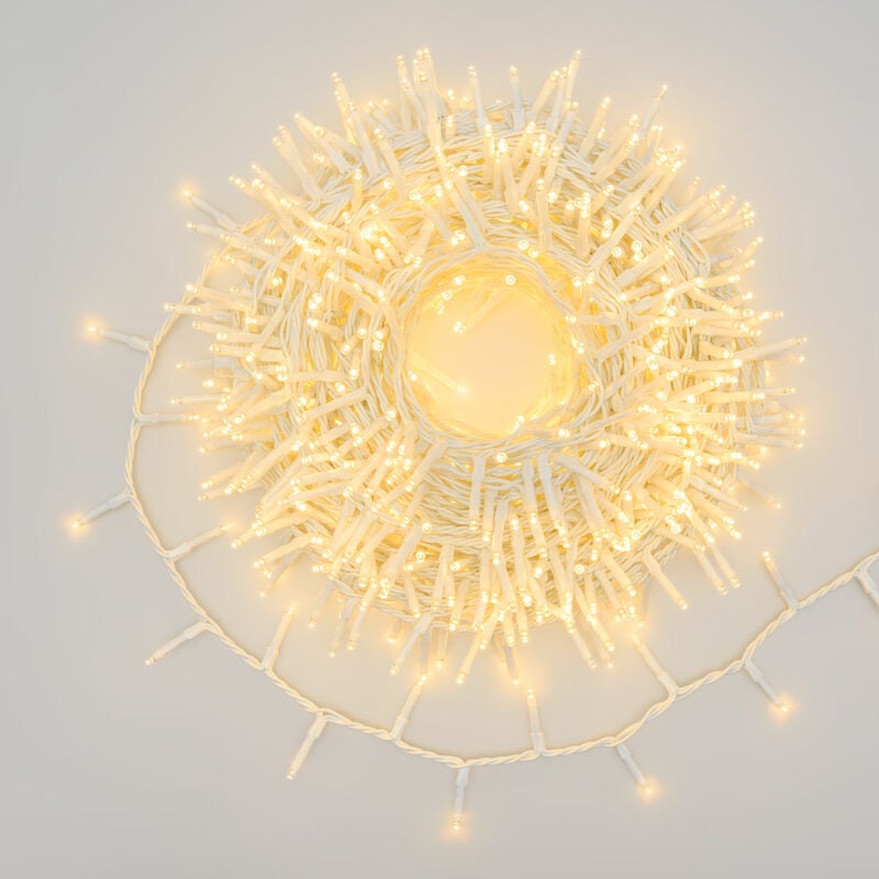 Lotti Importex - Bandkette ø6cm ntlg 1000 MiniLED Weißes Kabel 4+30,5m Weihnachtsbeleuchtung