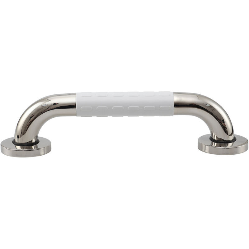 Haltegriff für Toilette, Duschgriffhalterung aus Edelstahl, 30 cm langer Haltegriff für Bad und Toilette, geeignet für Senioren, Menschen mit
