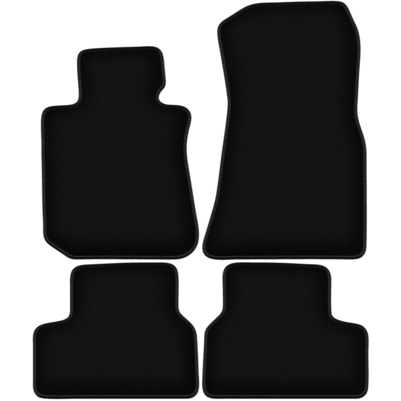 BASIC schwarze Velours-Fußmatten für: BMW i4 G26 0 (2021-2022)