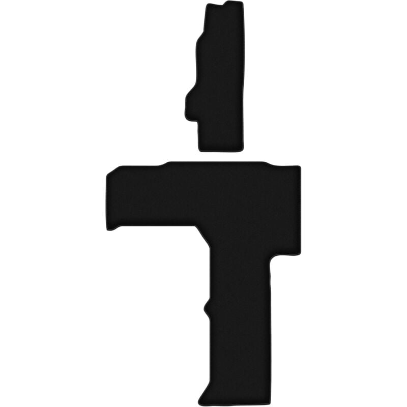 BASIC schwarze Velours-Fußmatten für: VW Grand California 0 (2019-)