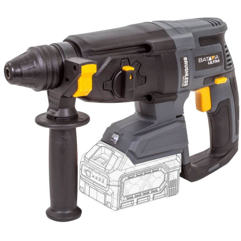 Bohrhammer sds+ - Bürstenlos Exkl. Akku und Ladegerät Ultra