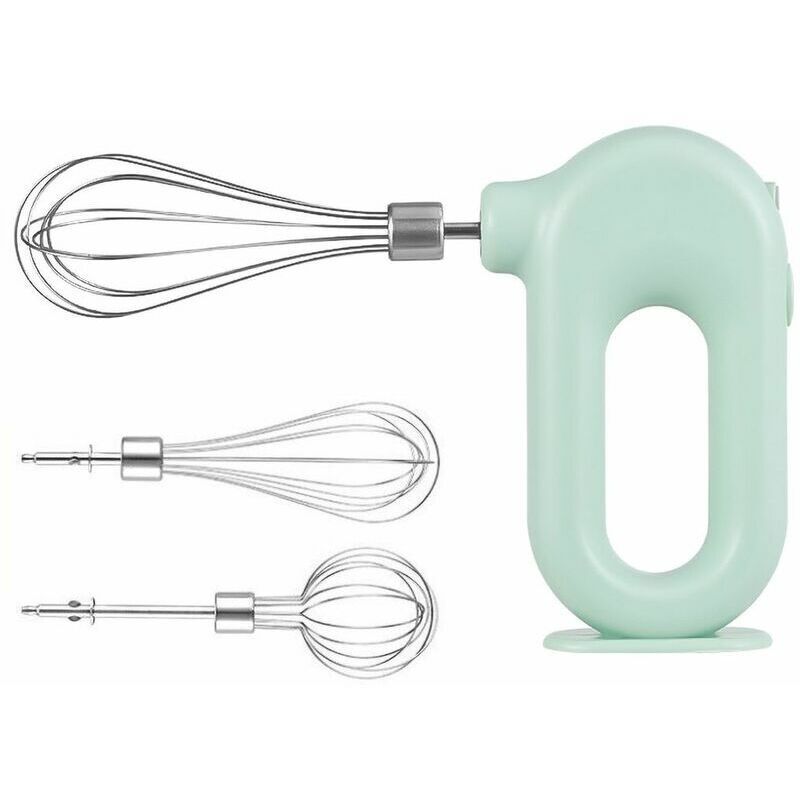 Ahlsen Elektrischer Schneebesen, Handmixer, Schneebesen, 4-Gang-Schneebesen zum Backen von Kuchen, Eiercreme, kabellos, stehend