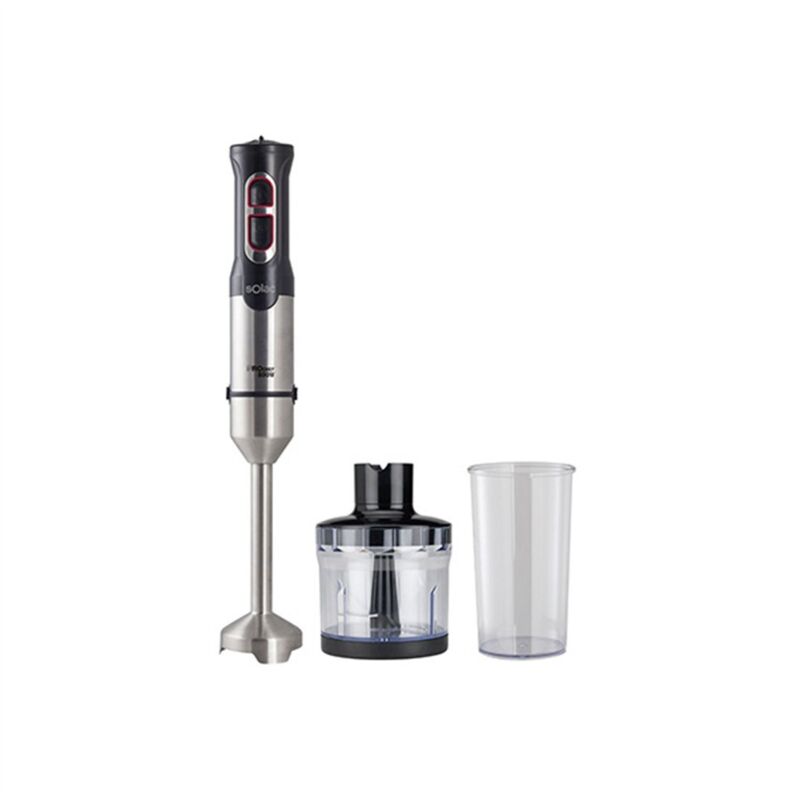 Solac - Handmixer aus Edelstahl, 1000 w, mit Pro Chef 5607 Zubehör