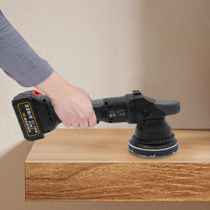 Batterie Exzenter-Poliermaschine Akku Polierer 3 Gänge 21V Auto-Poliermaschine