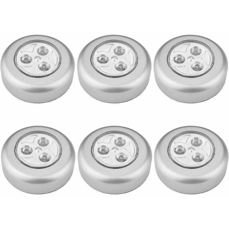 Batteriebetriebene, selbstklebende LED-Leuchten, selbstklebendes LED-Nachtlicht, betrieben mit 3 Batterien / Batterien für Kleiderschrank /