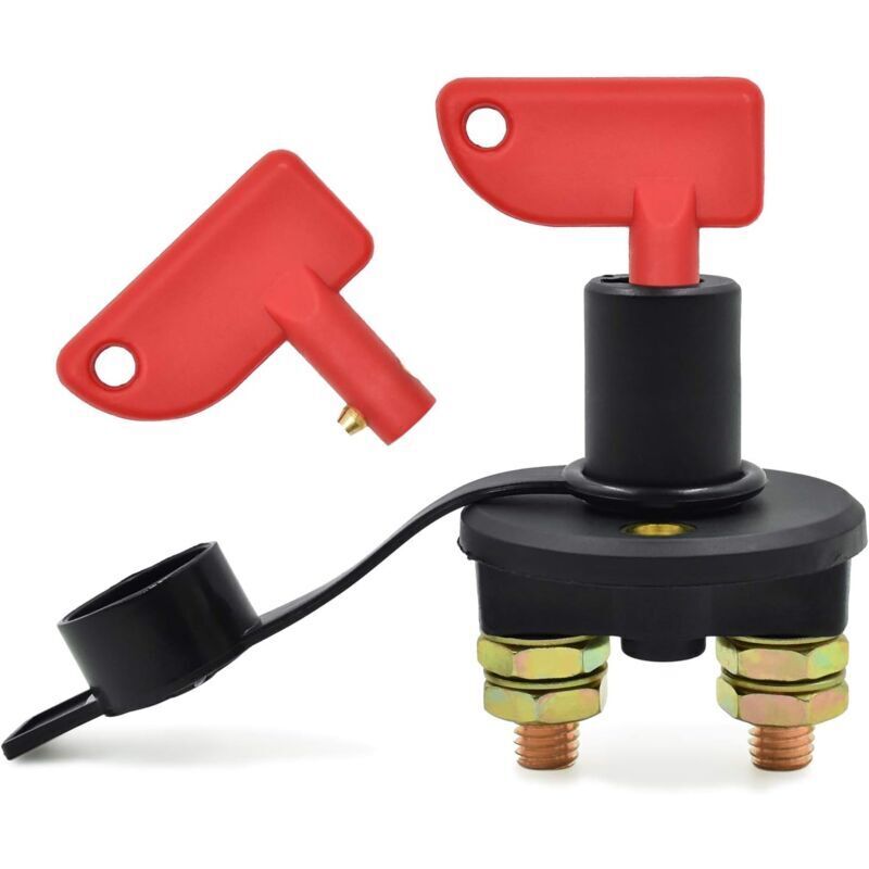 Odipie - Batterieschalter für Autos, 12/24 v, 500 a max. Trennschalter, Kfz-Notschalter für Autos, Batterieschutzschalter für lkw, Boote, Fahrzeuge