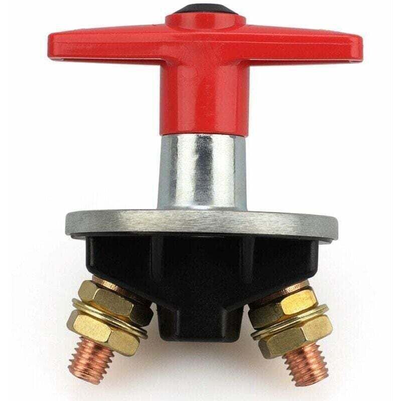 Batterietrennschalter, 12V-60V 200A Universal-Festschlüssel-Not-Aus-Schalter für Autobatterie, B