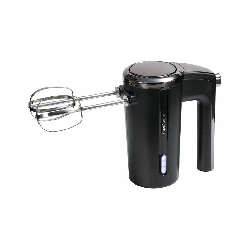 Tognana - Wiederaufladbarer Akku-Handmixer Kunststoff-Edelstahl Schwarz