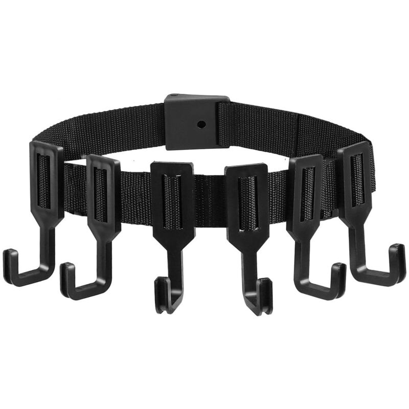 Baumständer mit 6 großen Haken zur Zubehörhalterung, leichter Mehrfachhakenständer, Outdoor-Ständer mit Haken für Bogen und Ausrüstung zum Jagen,