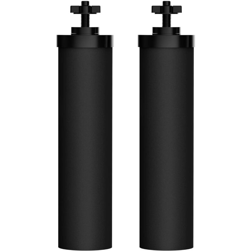BB9-2 Wasserfilter kompatibel mit Berkey-Reinigungselementen, schwarze Elementkartusche, Premium-Wasserfilter kompatibel mit der Travel Big Royal