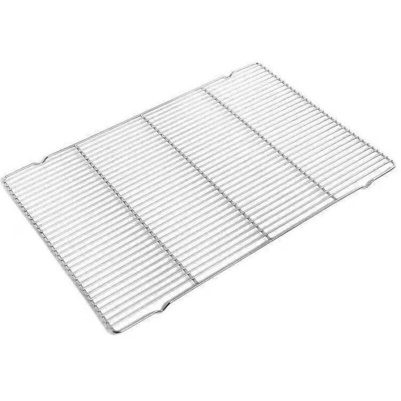 BBQ-Grill, Edelstahl-BBQ-Ersatzgrill, Multifunktions-BBQ-Grill, Edelstahl 40 60 cm 2 Stück mumu