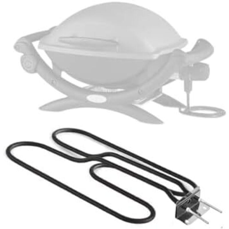 BBQ-Grill-Ersatzheizelement, kompatibel mit Weber Q140, Q1400 Grill, Edelstahl-Heizspule 65620 80342, Widerstandsheizelemente, Grillzubehör