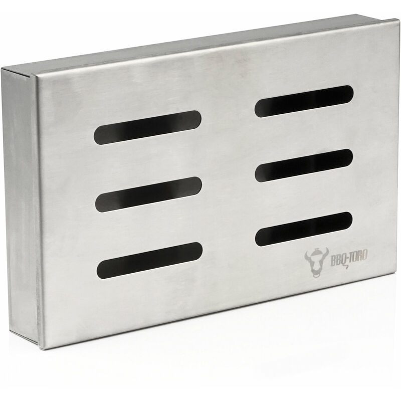 Edelstahl Räucherbox 'Cherry' Smokerbox für Gasgrill, Holzkohlegrill - Bbq-toro