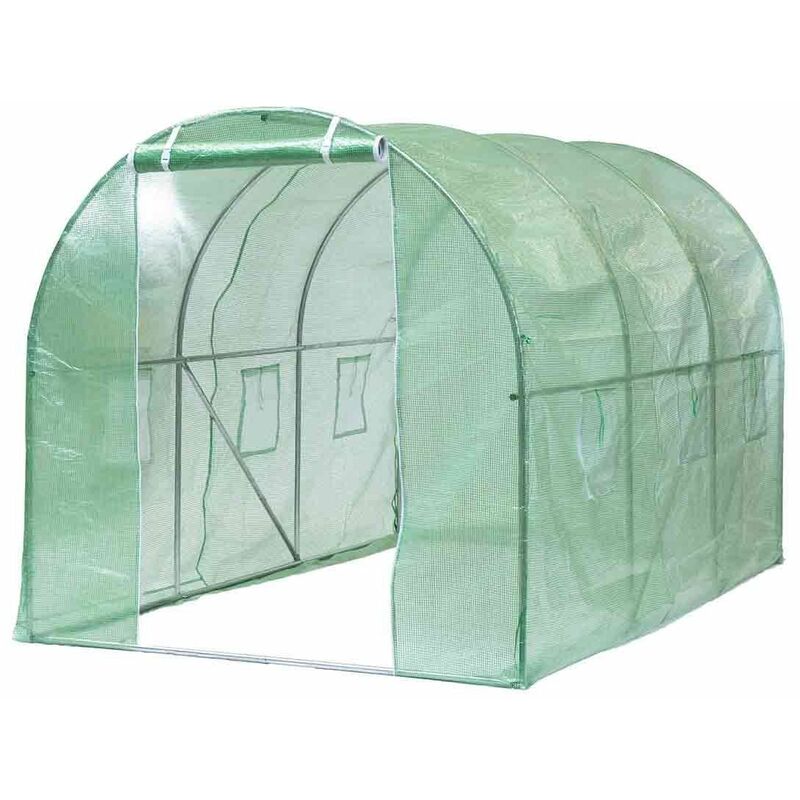 Bc-elec - 5662-0501 Gewächshaus Garten Gewächshaus Tunnel 3 Abschnitte 3.5x2x2m 7m² 3 Abschnitte