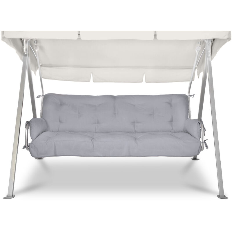 Hollywoodschaukel Auflagenset Flair hs Hellgrau - Beautissu